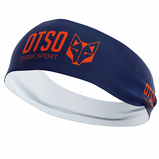 OTSO Sport-Stirnband - OTSO Sport Navy Blue / Fluo Orange – Produktansicht