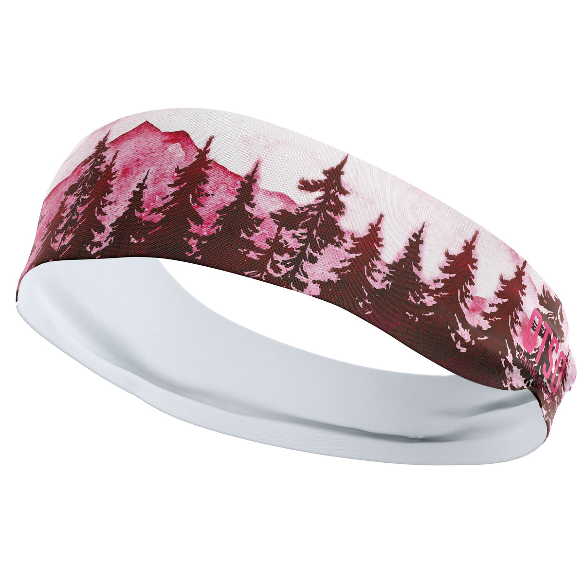 OTSO Sport-Stirnband - Pink Forest – Produktansicht 2