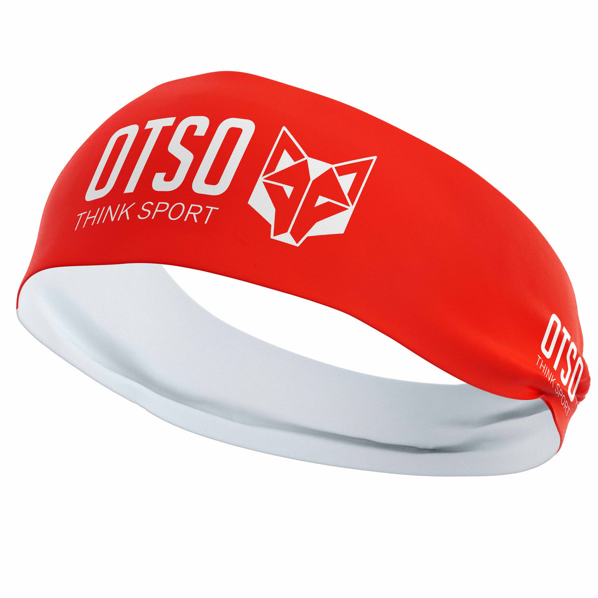 OTSO Sport-Stirnband - OTSO Sport Red / White – Produktansicht