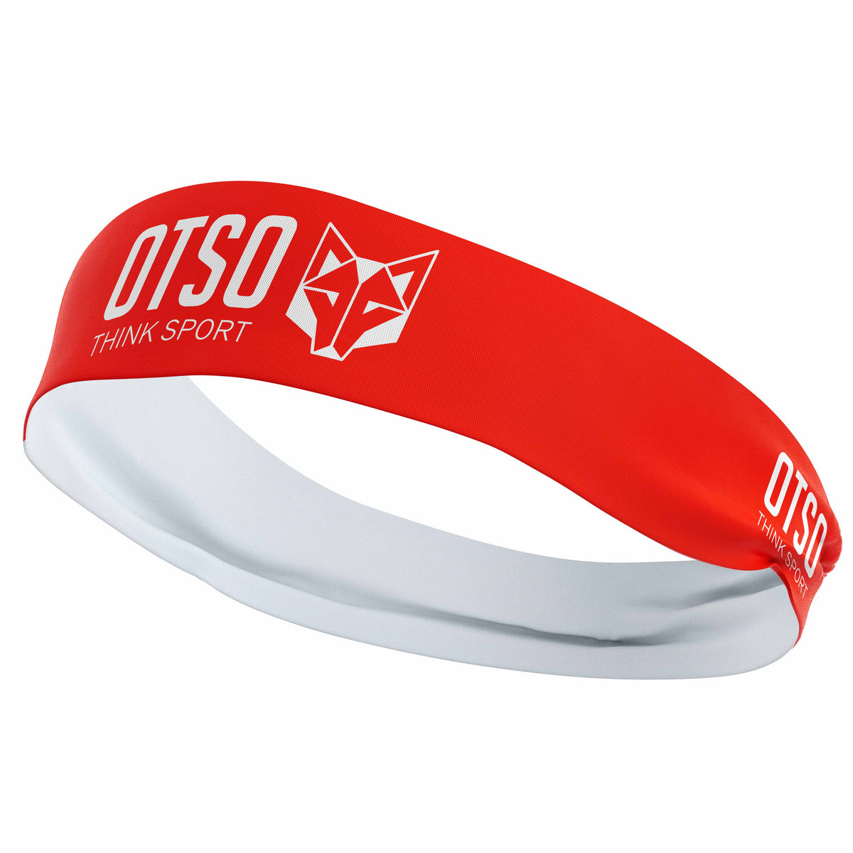 OTSO Sport-Stirnband - OTSO Sport Red / White – Produktansicht 3
