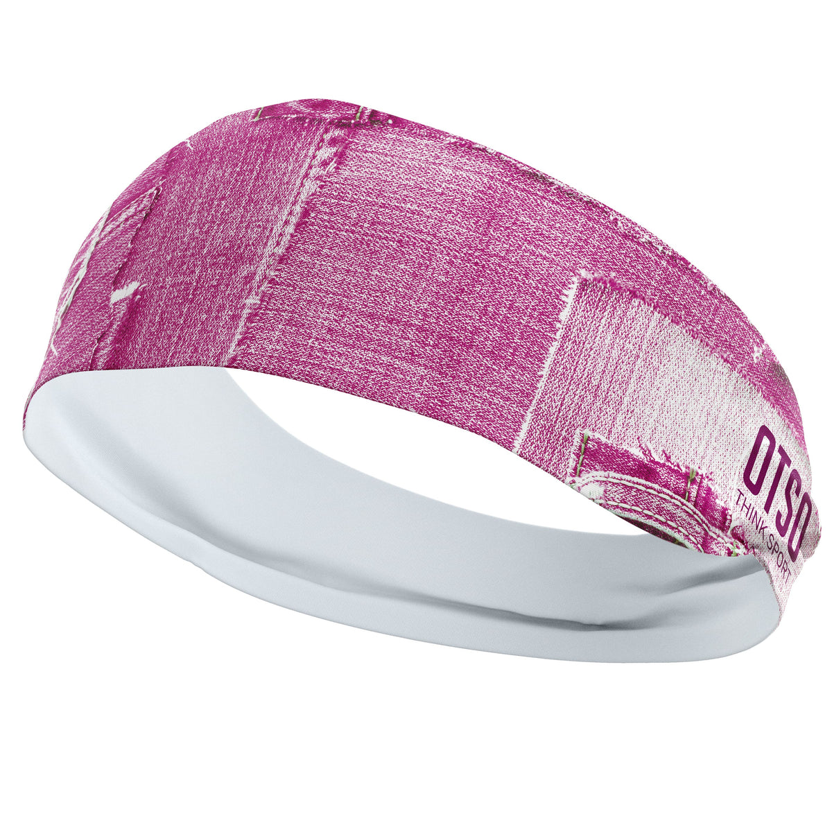 OTSO Sport-Stirnband - Pink Jeans – Produktansicht