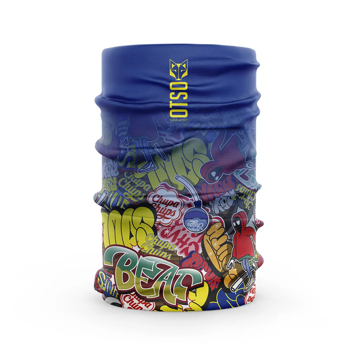 OTSO Multifunktionstuch - Chupa Chups Graffiti – Produktansicht 2