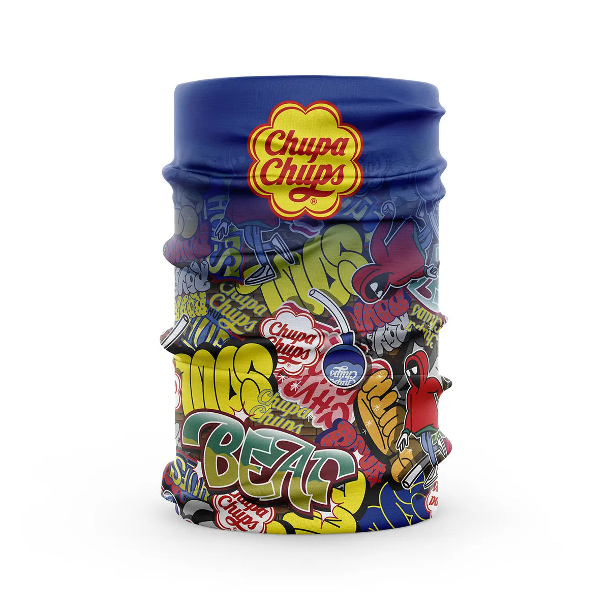 OTSO Multifunktionstuch - Chupa Chups Graffiti – Produktansicht