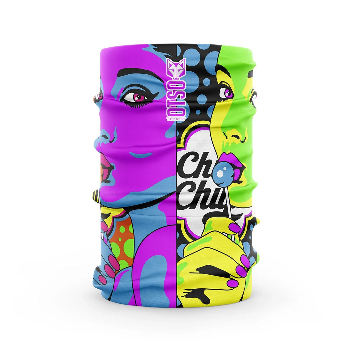 OTSO Multifunktionstuch - Chupa Chups Warhool – Produktansicht 2