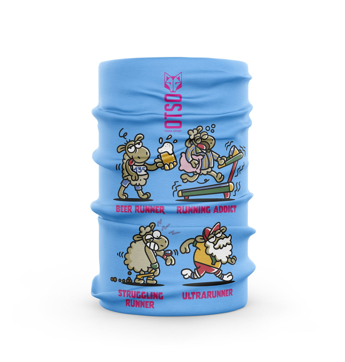 OTSO Multifunktionstuch - Kukuxumusu Runners – Produktansicht 2