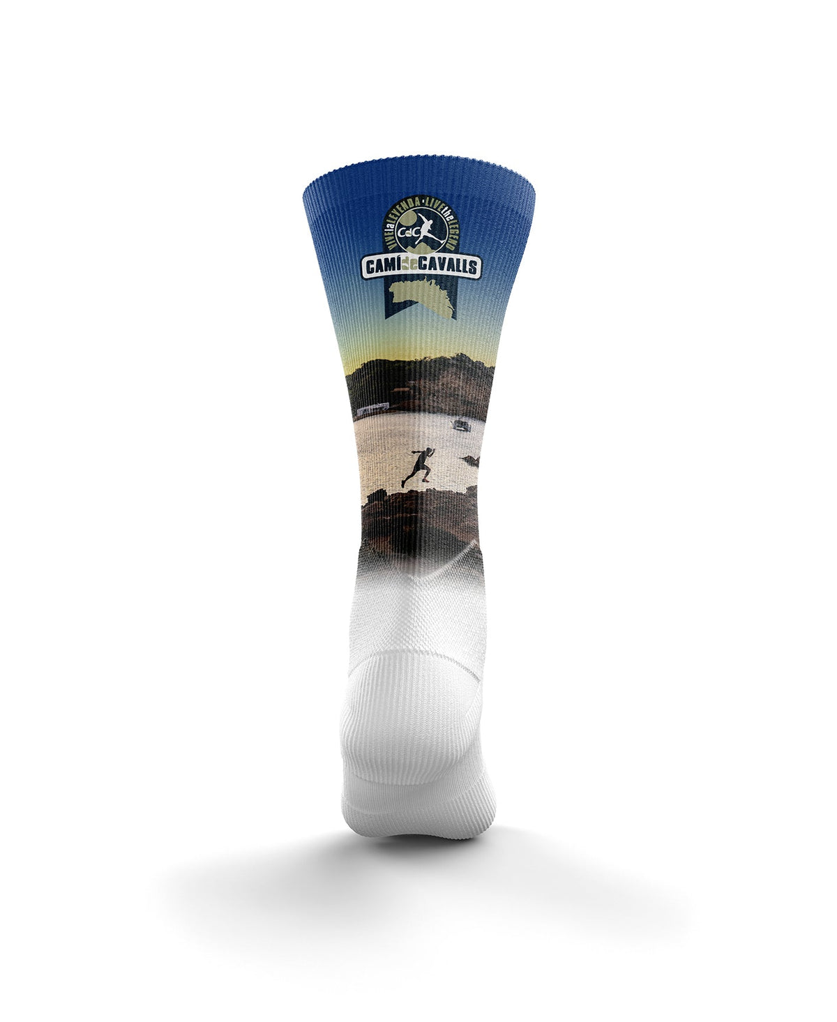 OTSO Sublimierte Sportsocken High Cut Menorca CDC Macarella – Produktansicht 2