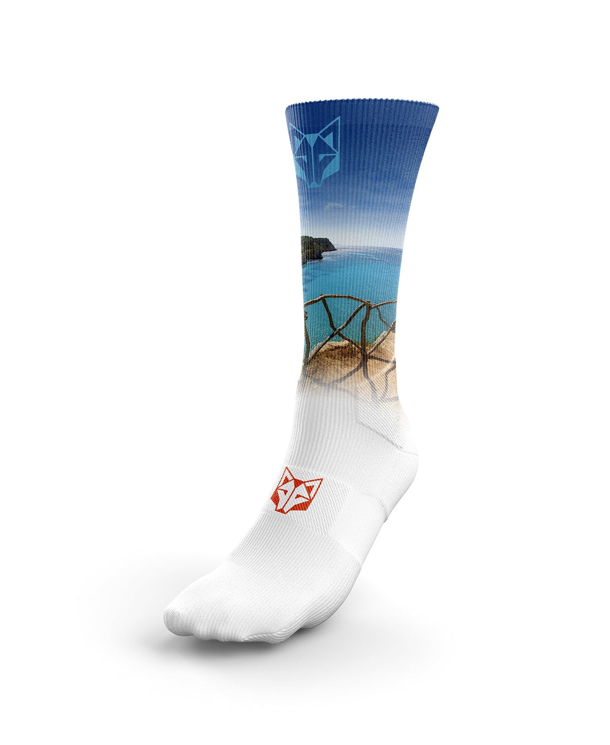 OTSO Sublimierte Sportsocken High Cut Menorca CDC Macarella – Produktansicht