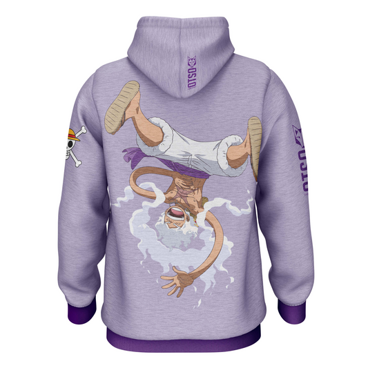 OTSO Hoodie - One piece egghead luffy gear5 purple – Produktansicht 2