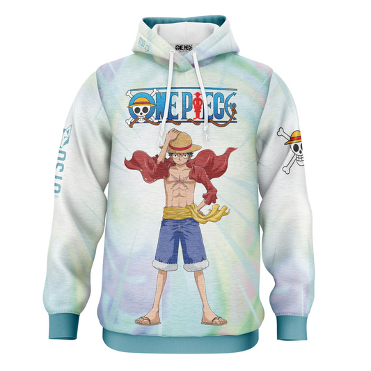 OTSO Hoodie - One piece fishman luffy and the crew green – Produktansicht