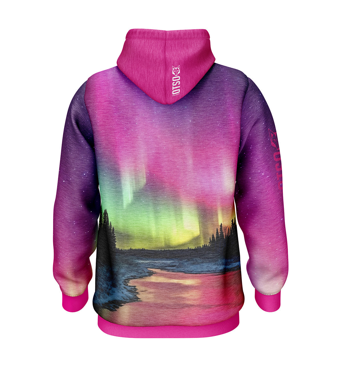 OTSO Hoodie - Auroras boreales – Produktansicht 2