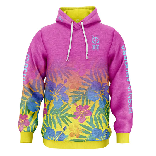 OTSO Hoodie - Floral Pink – Produktansicht