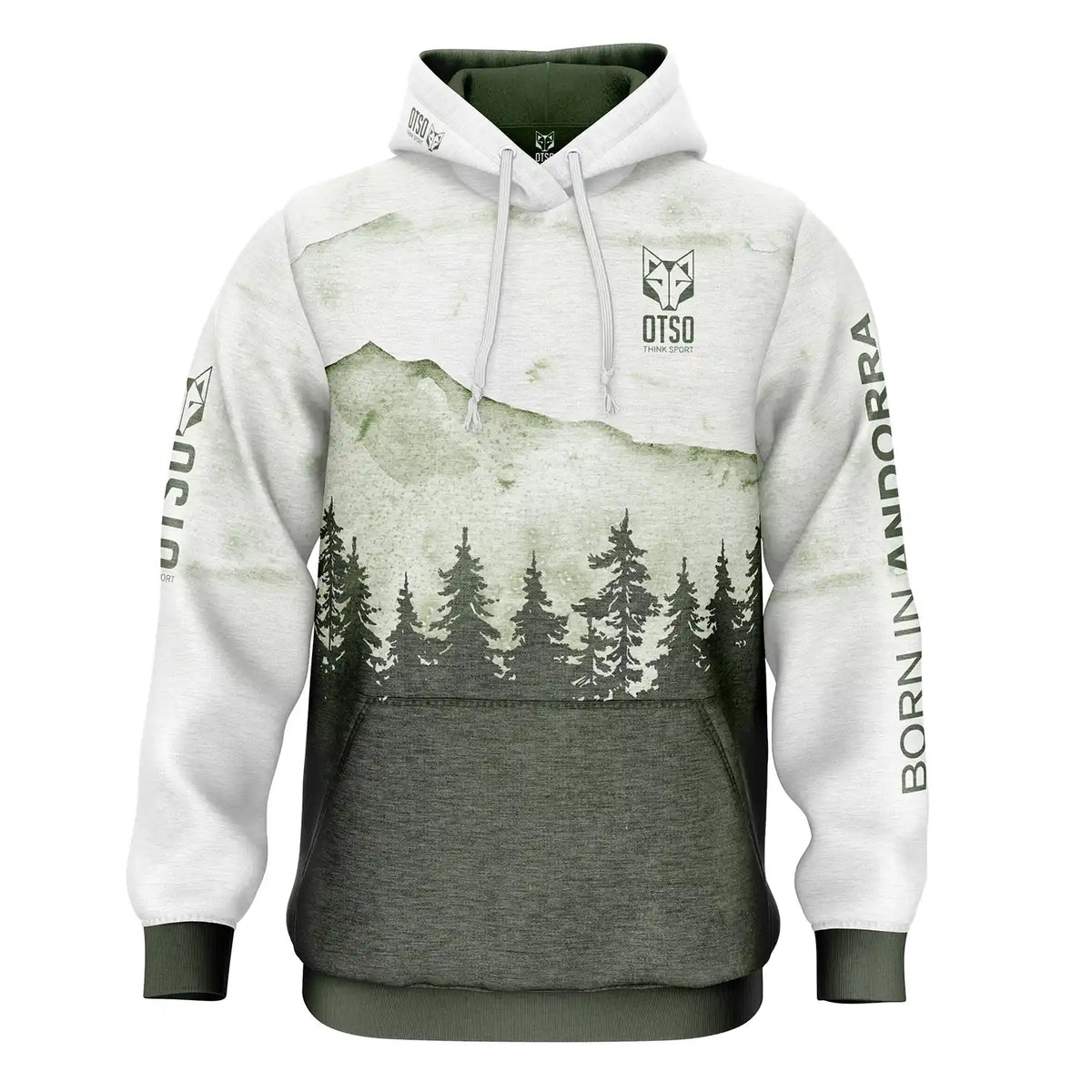 OTSO Hoodie - Green Forest – Produktansicht
