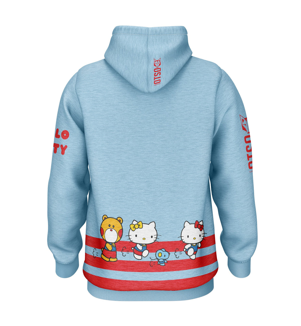 OTSO Hoodie - Hello Kitty Stripes – Produktansicht 2
