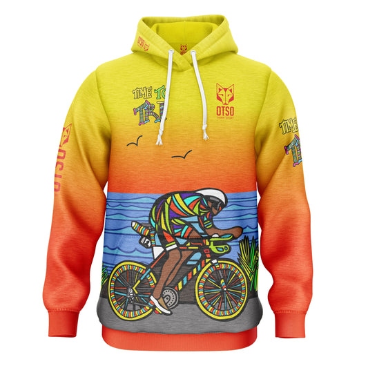 OTSO Hoodie - Time to tri Man Bike – Produktansicht