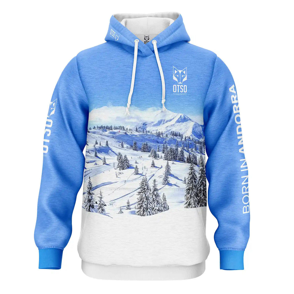OTSO Hoodie - Snow Forest – Produktansicht
