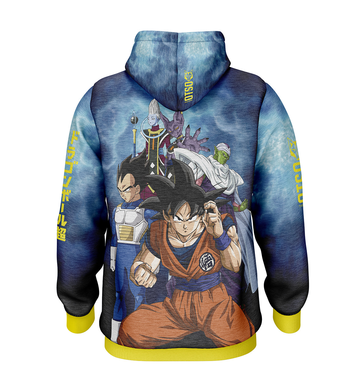 OTSO Hoodie - Dragon Ball Super Goku Vegeta – Produktansicht 2