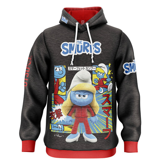 OTSO Hoodie - Smurfs Black – Produktansicht