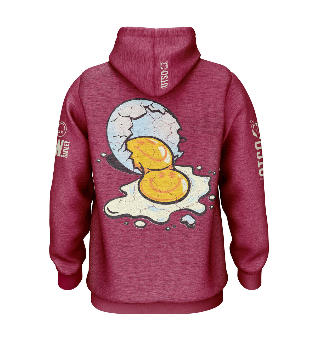OTSO Hoodie - S.W.Smiley Concrete Canvas Egg – Produktansicht 2