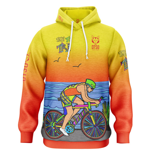OTSO Hoodie - Time to tri Woman Bike – Produktansicht