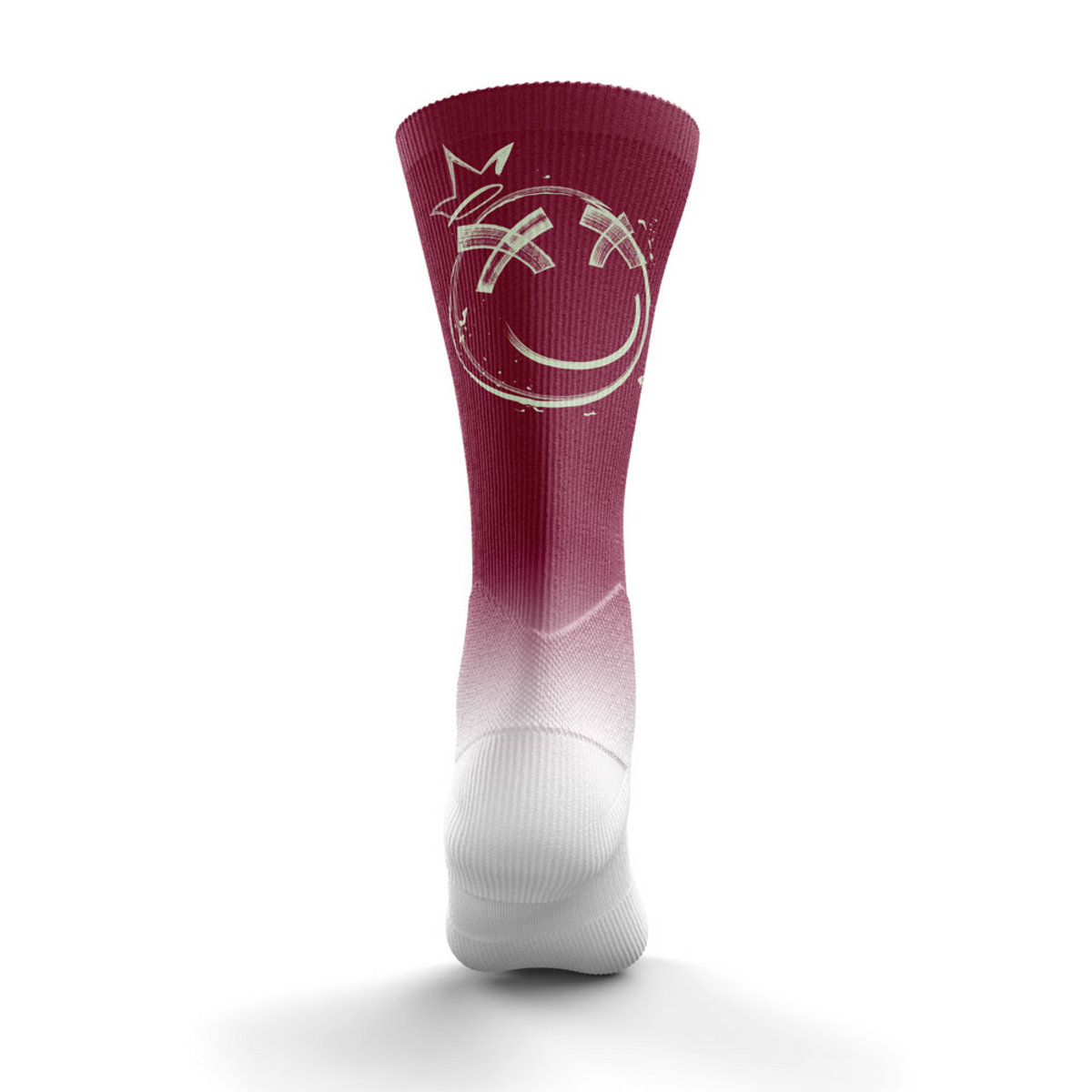 OTSO Sublimierte Sportsocken - Emoji Happiness – Produktansicht 2