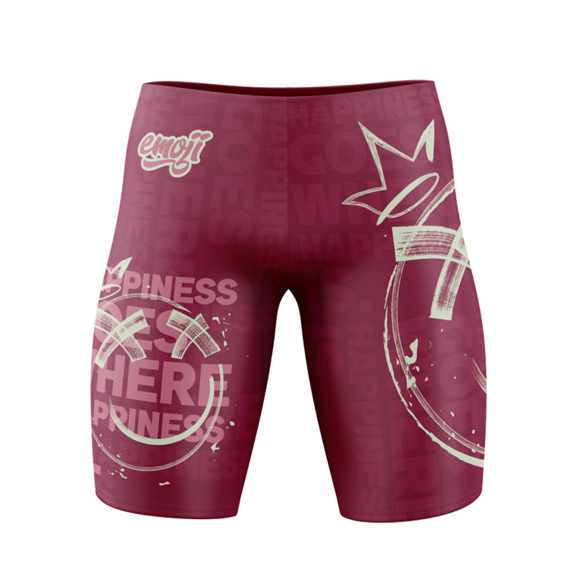 OTSO Jammer-Badehose - Emoji Happiness – Produktansicht