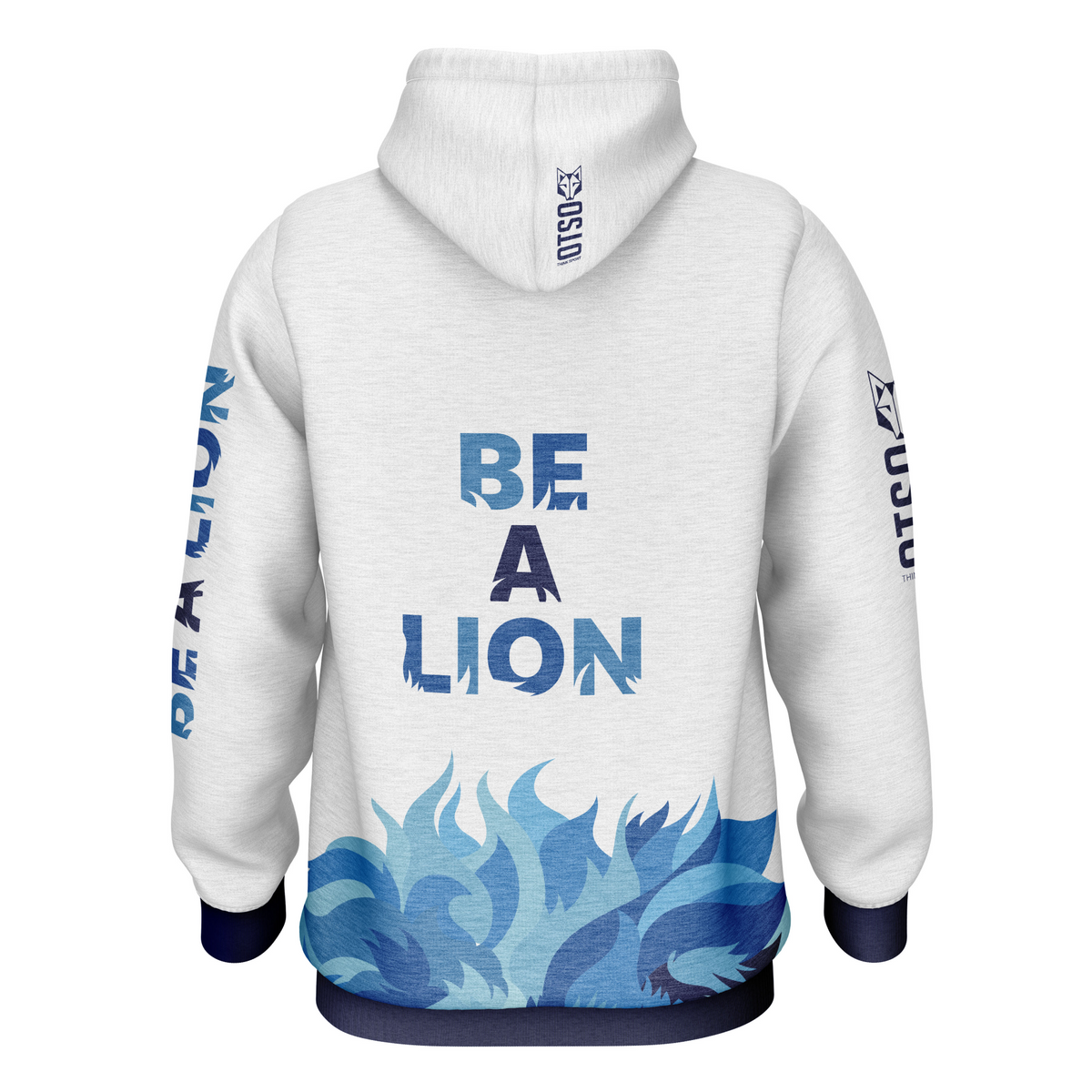 OTSO Hoodie - Be A Lion Blue – Produktansicht 2