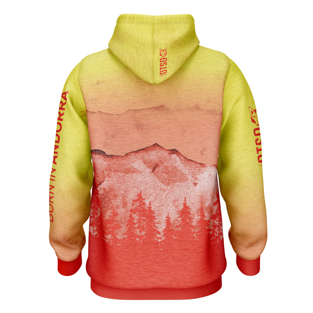 OTSO Hoodie - Orange Forest – Produktansicht 2