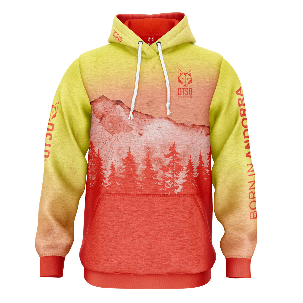OTSO Hoodie - Orange Forest – Produktansicht