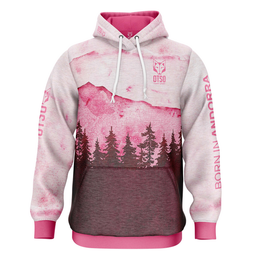 OTSO Hoodie - Pink Forest – Produktansicht