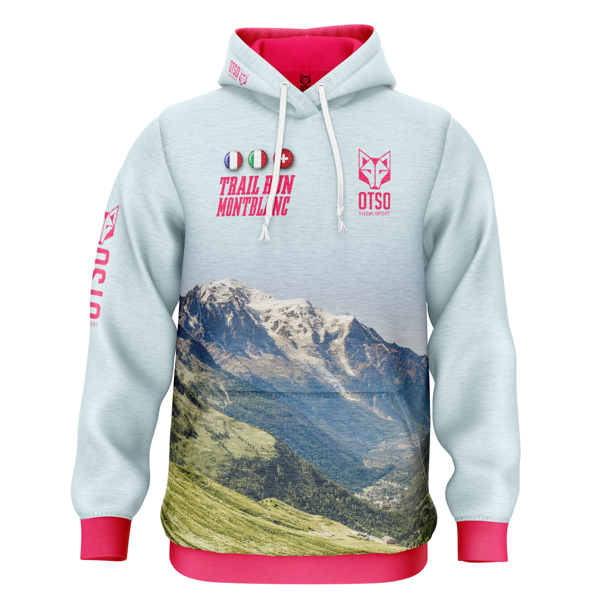 OTSO Hoodie - Trail Run Montblanc 2025 – Produktansicht