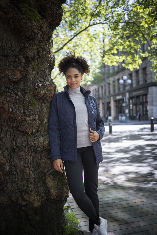 Kennewick Turtleneck Ladies von Cutter & Buck – Grey Melange