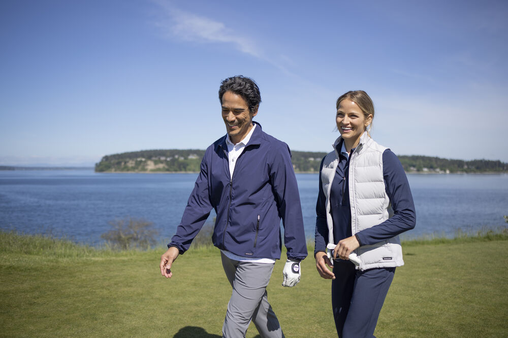 New Salish Pants von Cutter & Buck – White