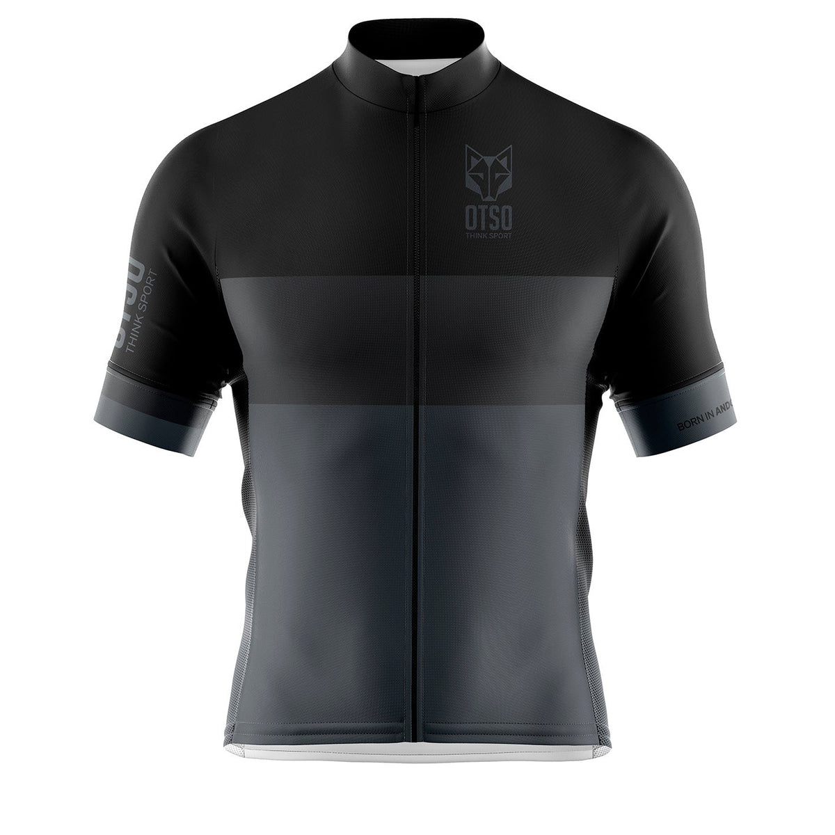 OTSO Herren Kurzarm-Radtrikot - Black – Produktansicht