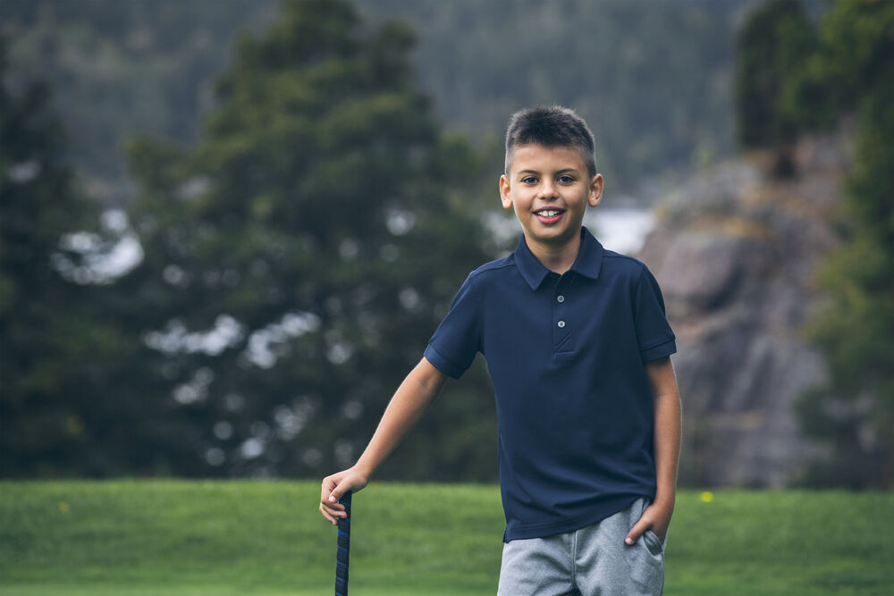 Virtue Polo Solid Junior von Cutter & Buck – White