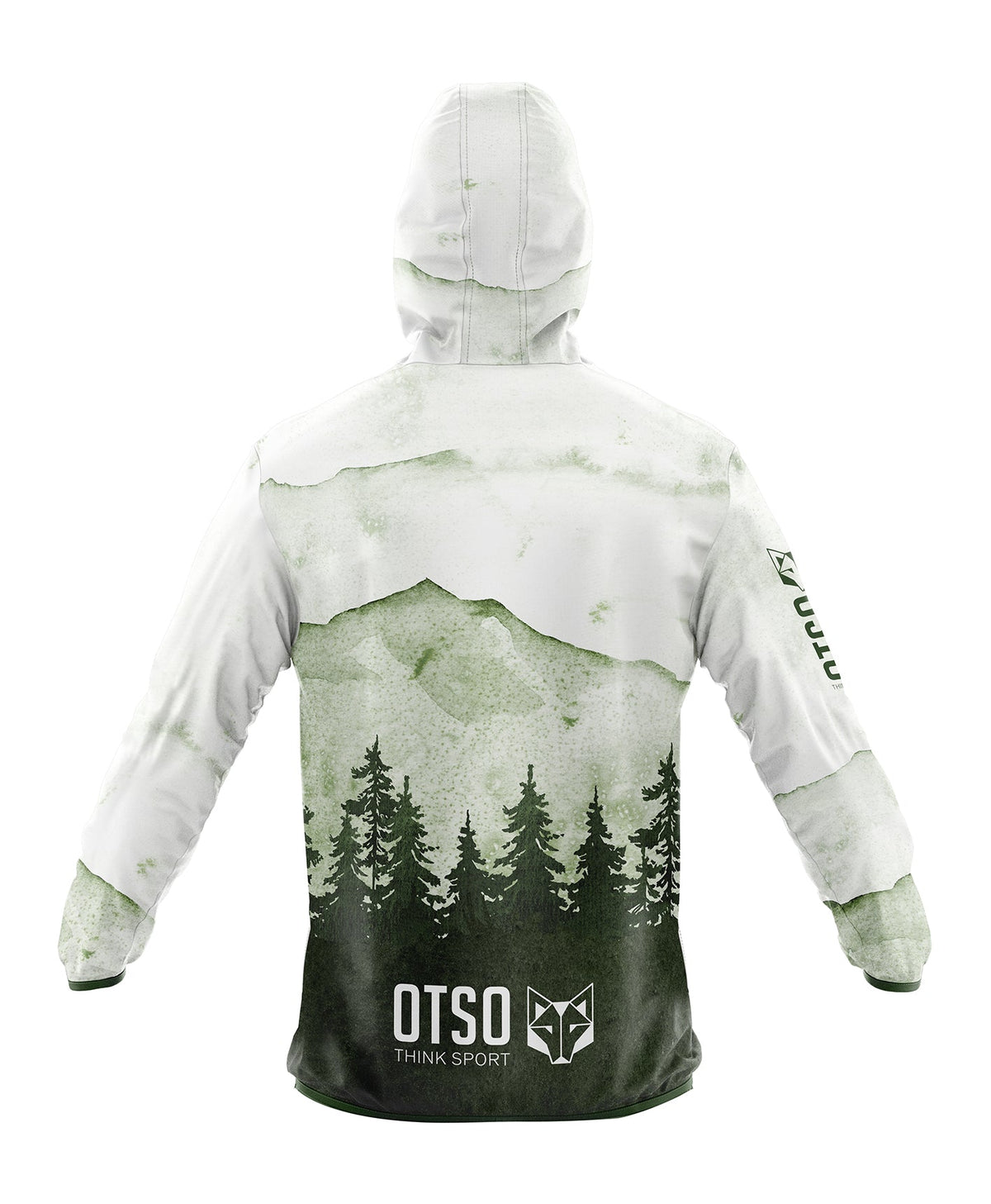 OTSO Unisex Laufjacke - Green Forest – Produktansicht 2