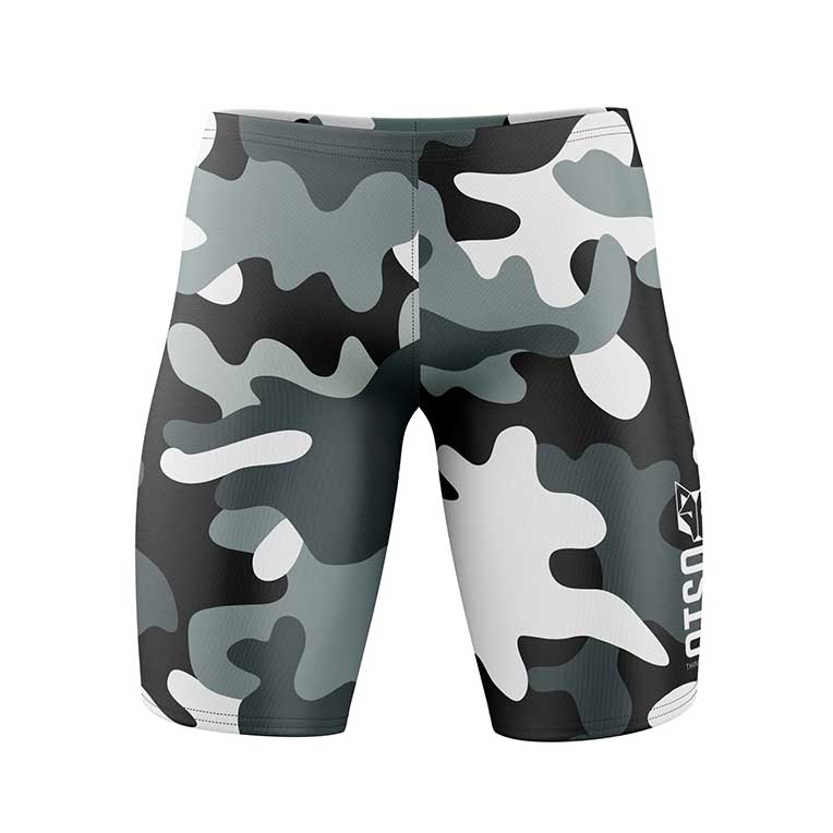 OTSO Jammer-Badehose - Camo Grey – Produktansicht