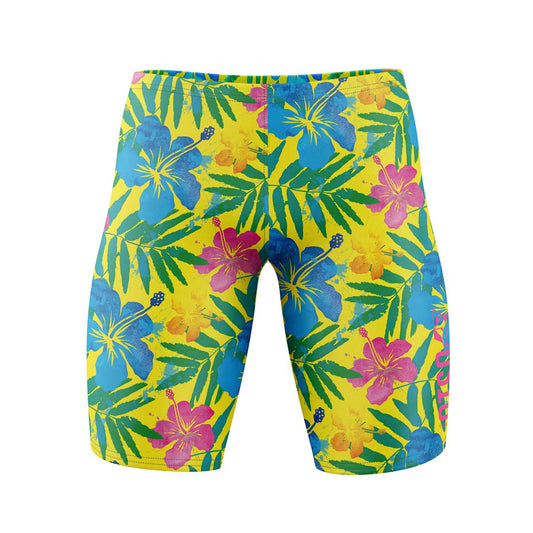 OTSO Jammer-Badehose - Yellow Floral – Produktansicht