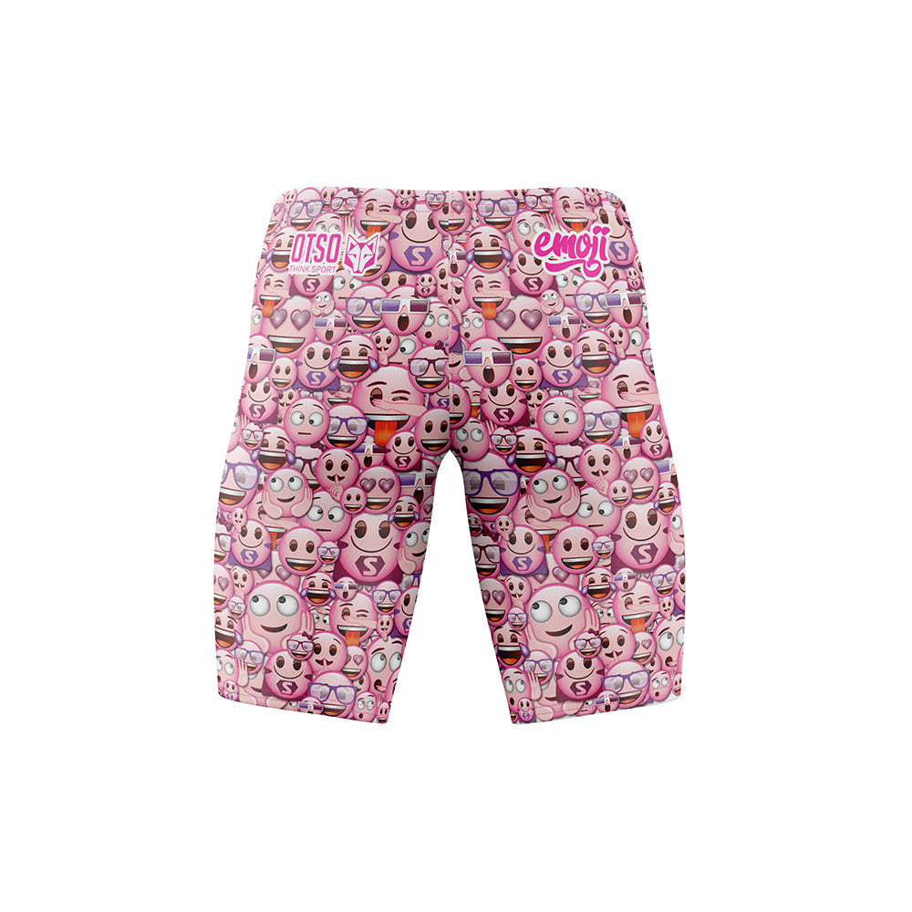 OTSO Jammer-Badehose - Emoji Classic Pink – Produktansicht 2