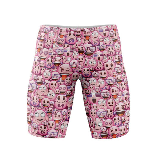 OTSO Jammer-Badehose - Emoji Classic Pink – Produktansicht