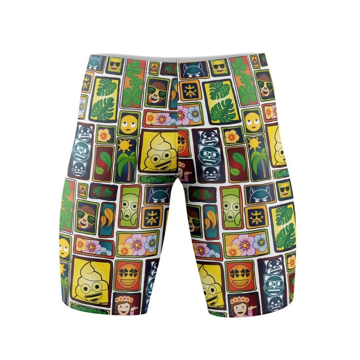 OTSO Jammer-Badehose - Emoji Portrait – Produktansicht