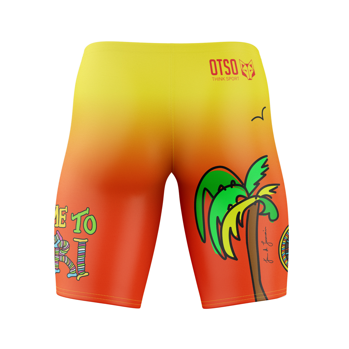 OTSO Jammer-Badehose - Time to tri Bike – Produktansicht 2