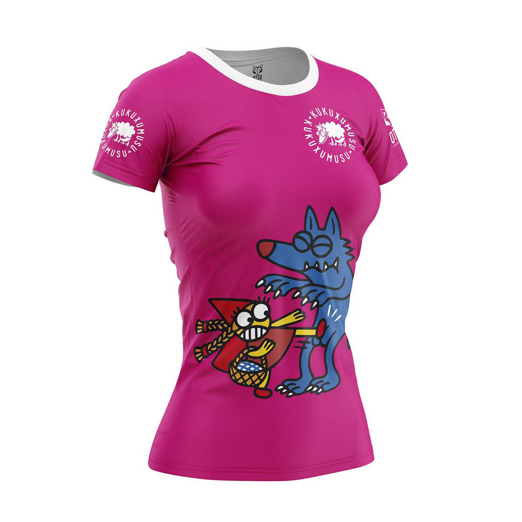 OTSO Damen Kurzarm-Funktionsshirt - Kukuxumusu Fuck You – Produktansicht