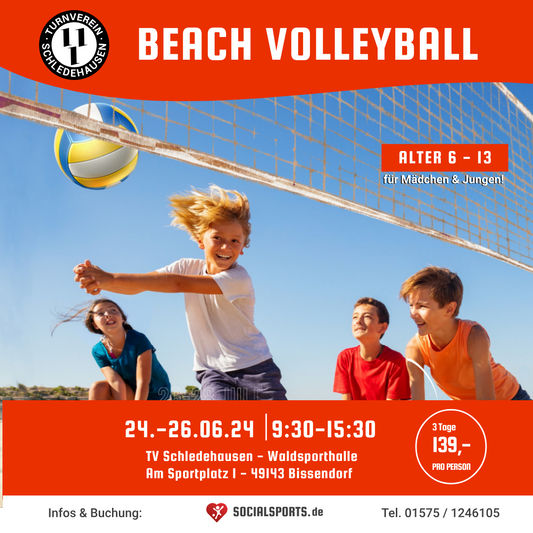 24-26.06.24 - 3 Tage Beach Volleyball- TV Schledehausen mit TINE AULENBROCK