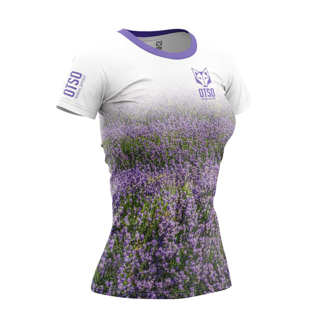 OTSO Damen Kurzarm-Funktionsshirt - Lavande – Produktansicht