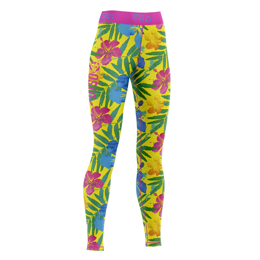 OTSO Damen Sportleggings - Floral – Produktansicht
