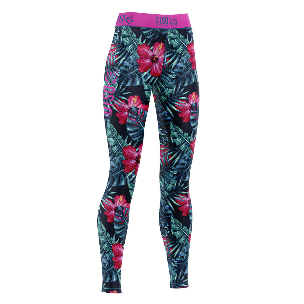 OTSO Damen Sportleggings - Tropical – Produktansicht