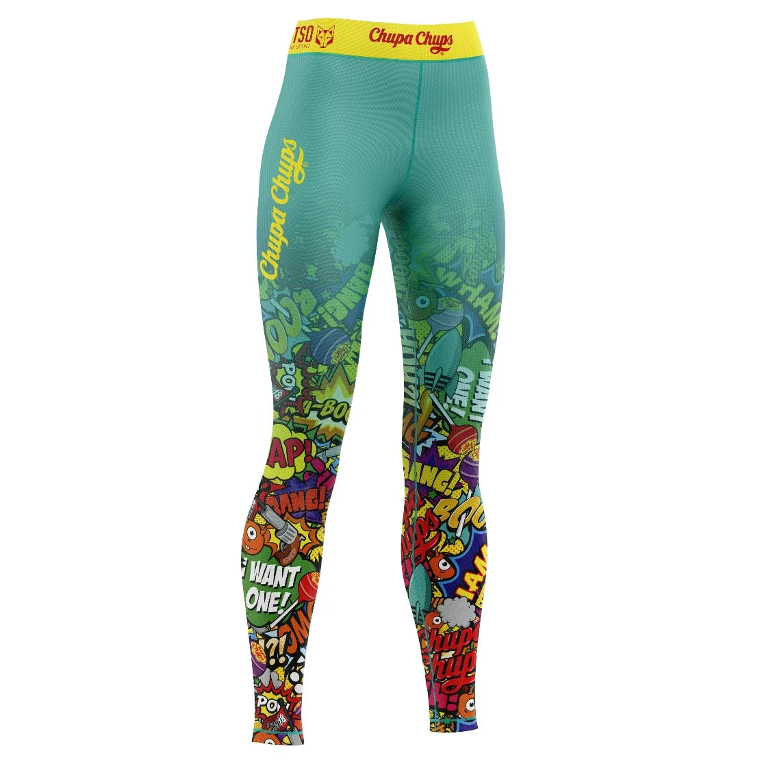 OTSO Damen Sportleggings - Chupa Chups Comic – Produktansicht