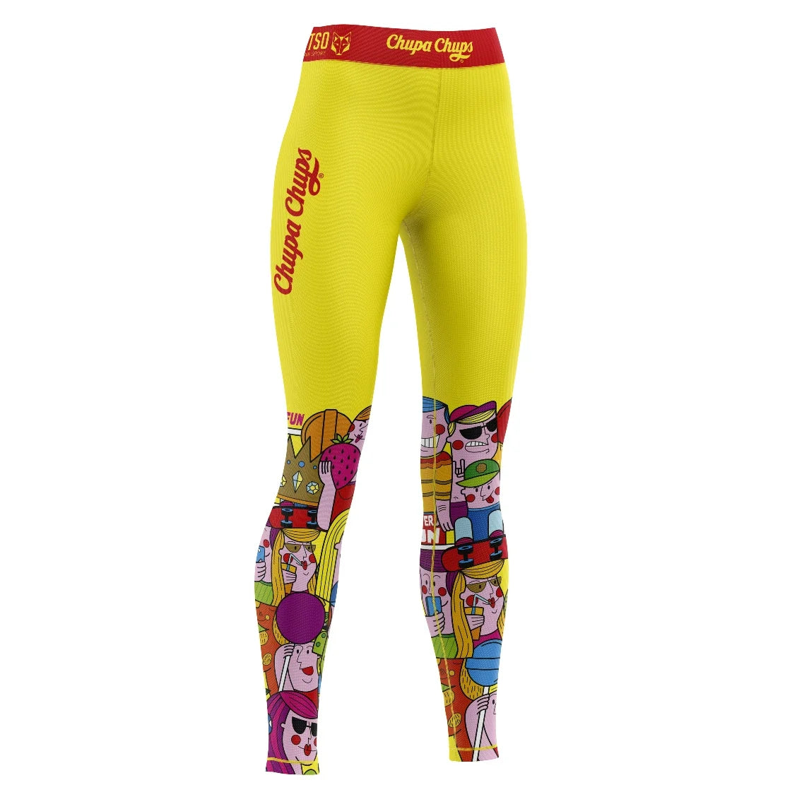OTSO Damen Sportleggings - Chupa Chups Forever Fun – Produktansicht