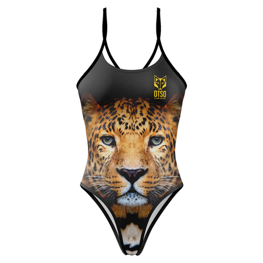 OTSO Damen Badeanzug - Leopard – Produktansicht