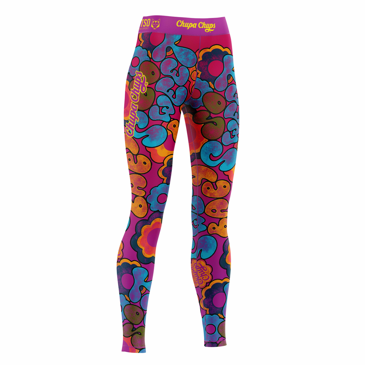 OTSO Damen Sportleggings - Chupa Chups Sweet Baby – Produktansicht